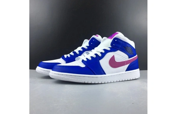 Rep EP 554724-451 ROYAL AIR HYPER JORDAN HYPER MID 1 VIOLET-WHITE 554724-451 0407